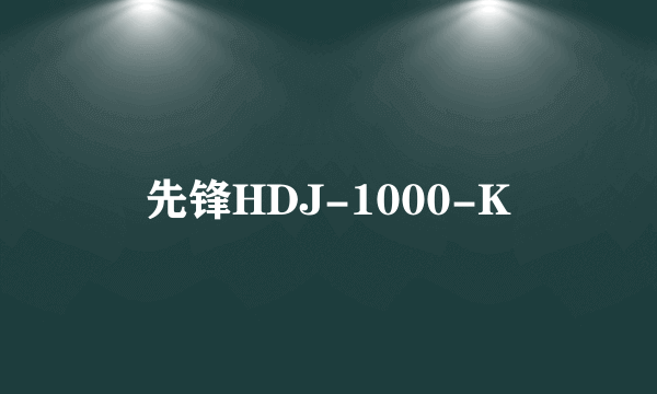 先锋HDJ-1000-K