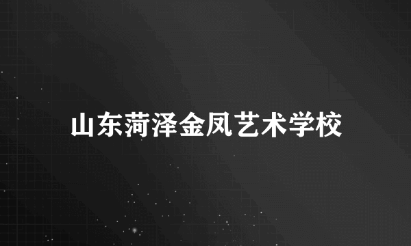 山东菏泽金凤艺术学校