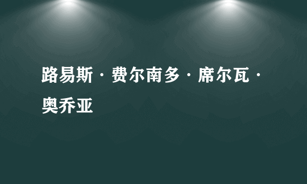 路易斯·费尔南多·席尔瓦·奥乔亚