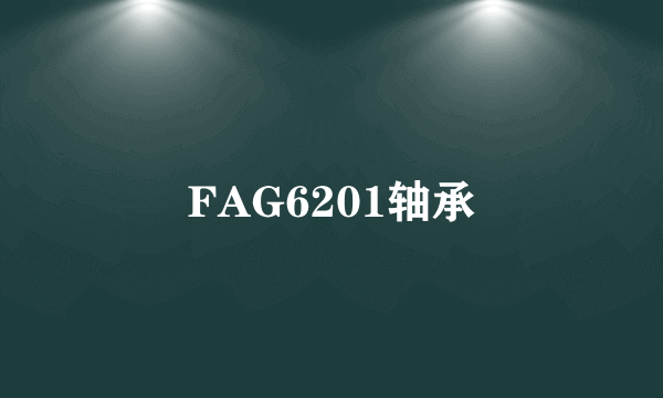 FAG6201轴承