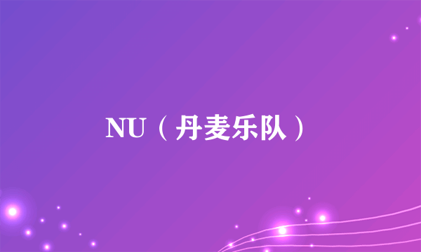 NU（丹麦乐队）