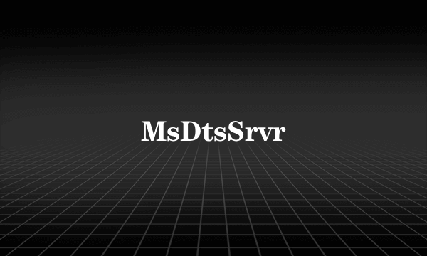 MsDtsSrvr