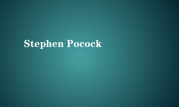 Stephen Pocock