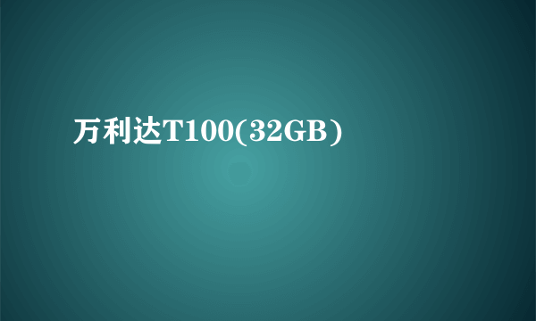 万利达T100(32GB)