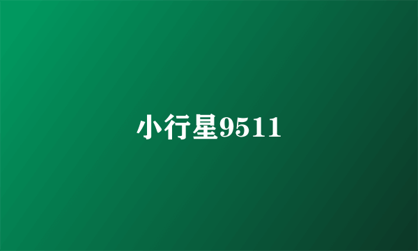 小行星9511