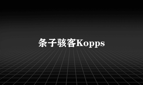 条子骇客Kopps