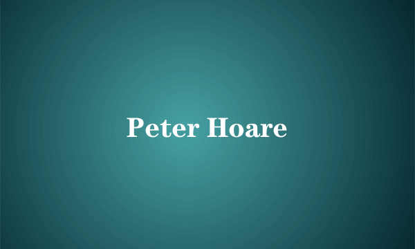 Peter Hoare