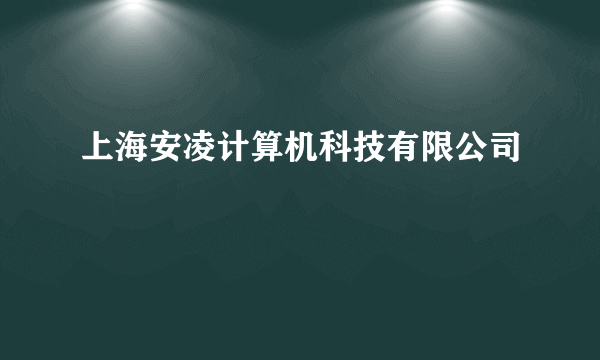 上海安凌计算机科技有限公司