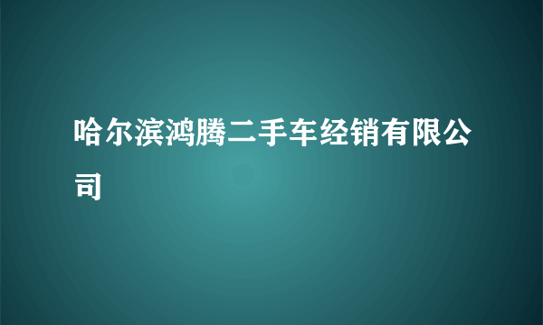 哈尔滨鸿腾二手车经销有限公司