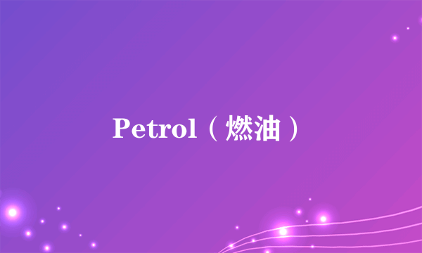 Petrol（燃油）