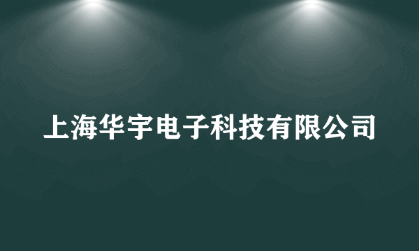 上海华宇电子科技有限公司