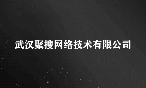 武汉聚搜网络技术有限公司