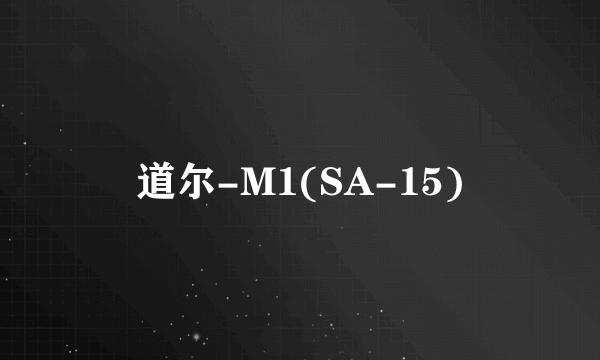 道尔-M1(SA-15)