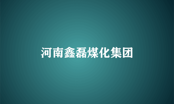 河南鑫磊煤化集团