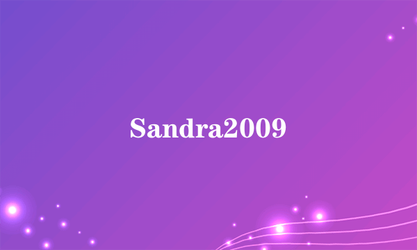 Sandra2009