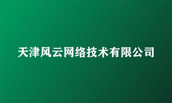 天津风云网络技术有限公司