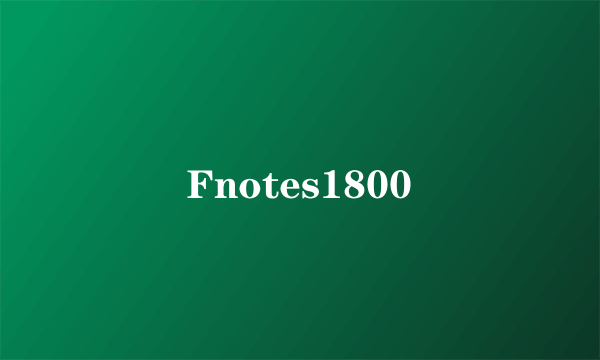 Fnotes1800