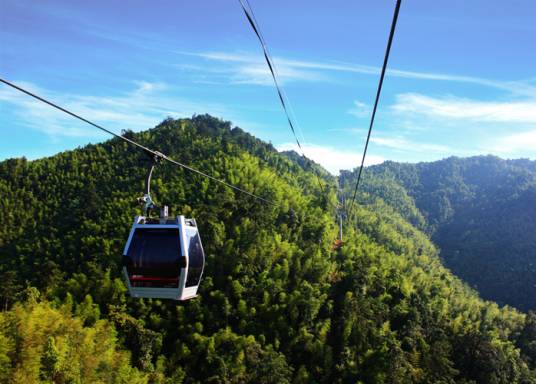 江西井冈山杜鹃山索道