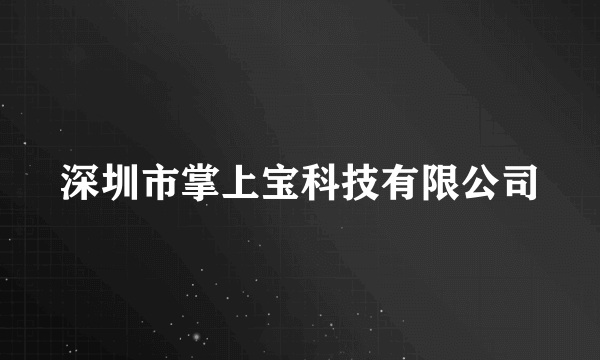 深圳市掌上宝科技有限公司