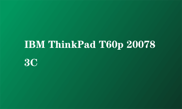 IBM ThinkPad T60p 200783C