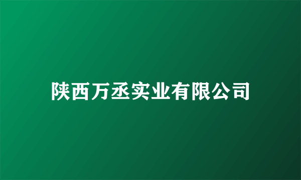 陕西万丞实业有限公司