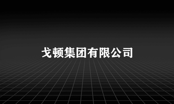 戈顿集团有限公司