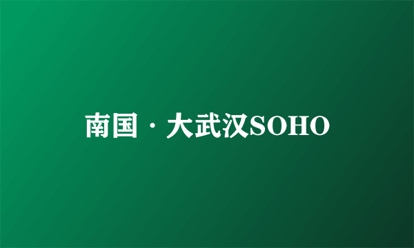 南国·大武汉SOHO