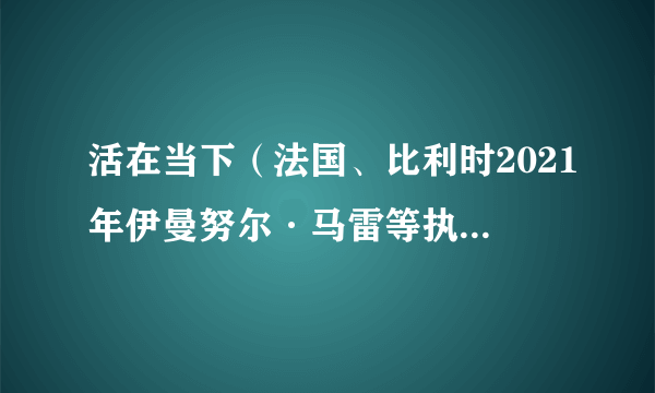 活在当下（法国、比利时2021年伊曼努尔·马雷等执导的剧情电影）