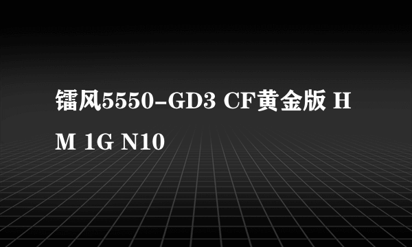 镭风5550-GD3 CF黄金版 HM 1G N10