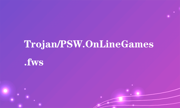 Trojan/PSW.OnLineGames.fws