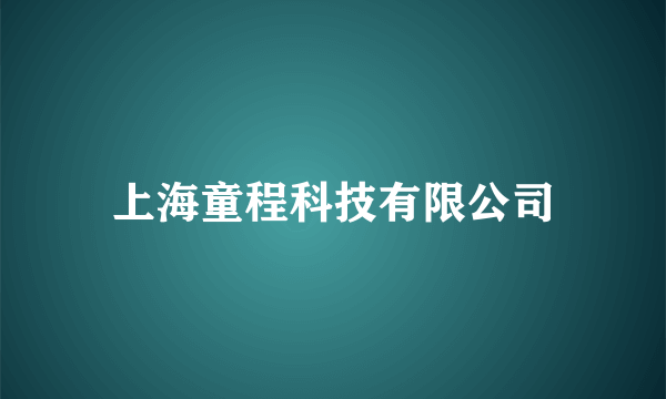 上海童程科技有限公司