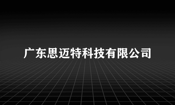 广东思迈特科技有限公司