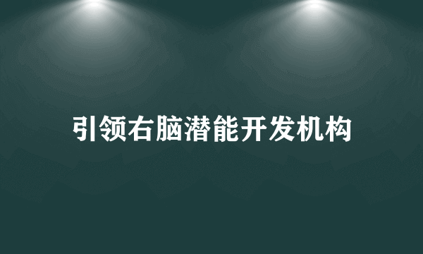 引领右脑潜能开发机构