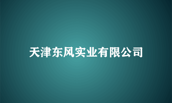 天津东风实业有限公司