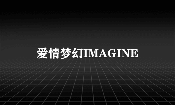 爱情梦幻IMAGINE