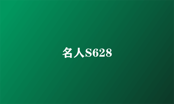 名人S628