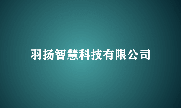 羽扬智慧科技有限公司