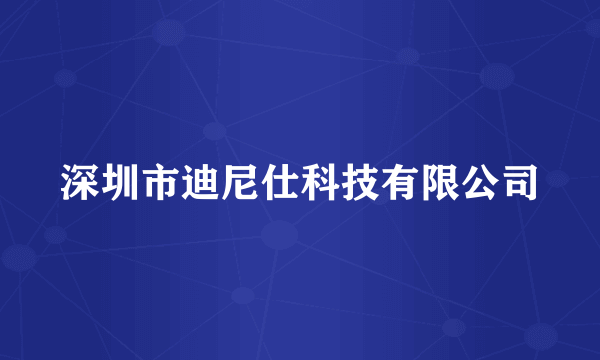 深圳市迪尼仕科技有限公司