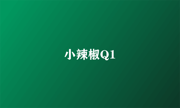 小辣椒Q1