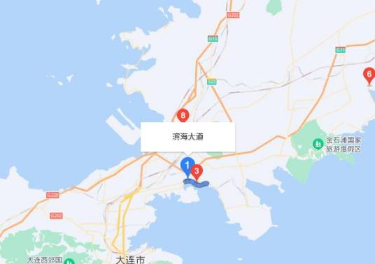 大连南部滨海大道