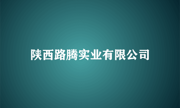 陕西路腾实业有限公司