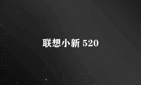 联想小新 520