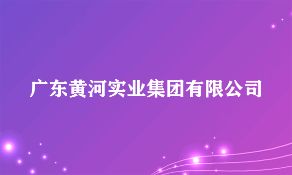 广东黄河实业集团有限公司