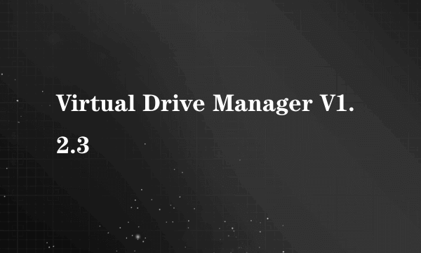 Virtual Drive Manager V1.2.3