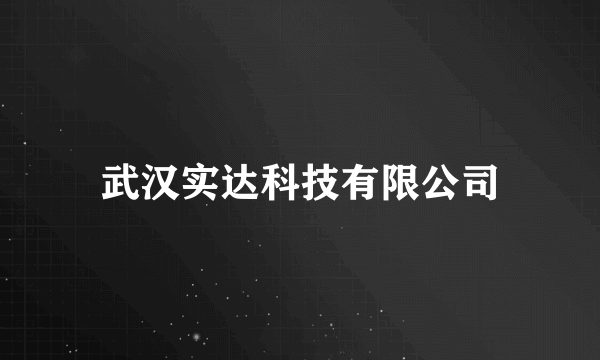 武汉实达科技有限公司