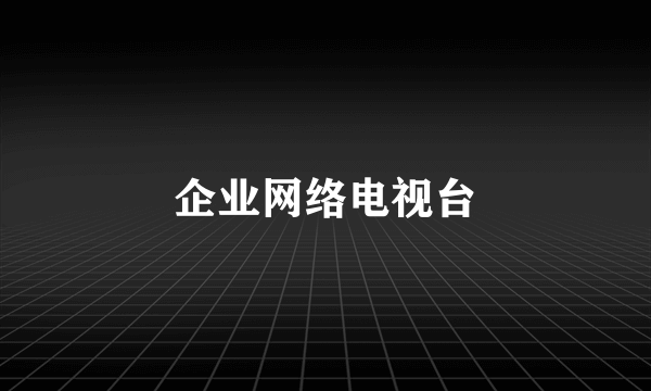 企业网络电视台