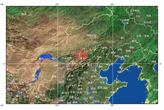 3·5张北地震