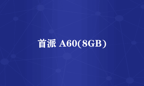 首派 A60(8GB)