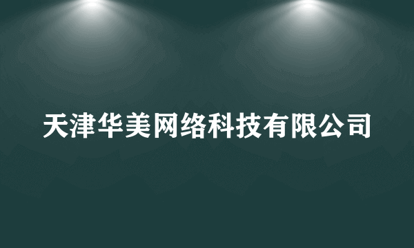 天津华美网络科技有限公司