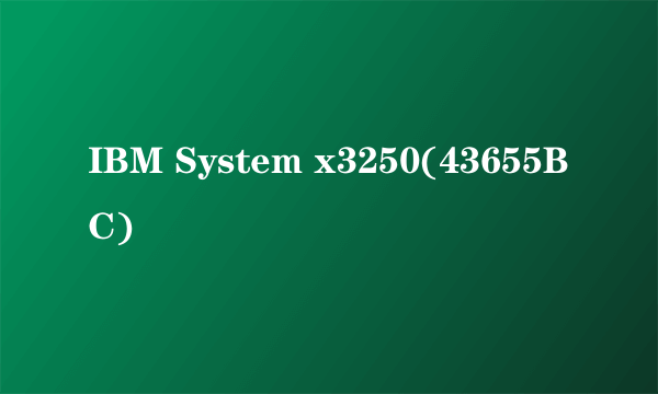 IBM System x3250(43655BC)